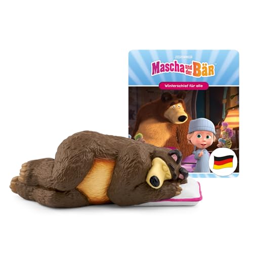 tonies Hörfigur für Toniebox, Mascha und der Bär – Winterschlaf für...