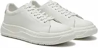 Tenis Casual Masculino Polo London Club, Cano Baixo Couro Confort Premium