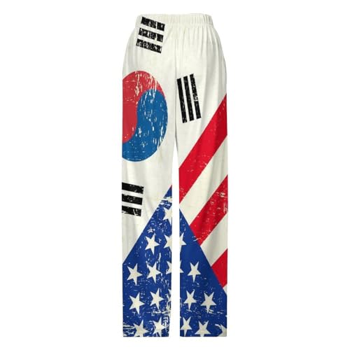 USA And Korean FlagChildren's Casual Pajamas150CM4