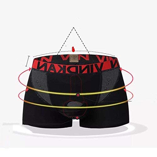 VindKan Men's Cotton Boxer Briefs, Soft and Breathable Underwear for Men3
