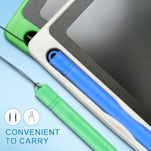 Pluma LCD Hemobllo Stylus, paquete de 6 unidades para tabletas de escritura LCD infantiles, plumas de dibujo coloridas con agarre suave para tableros educativos de escritura LCD miniatura 5