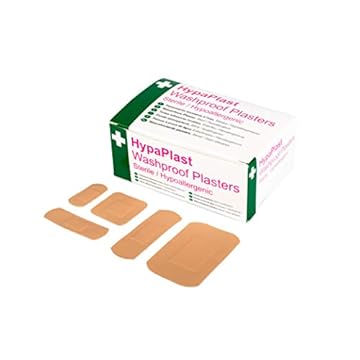 Safety First Aid Group HypaPlast Pink Washproof, Assorted (100) Sterile Hypoallergenic