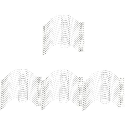 GANAZONO 4sets Sturdy Metal Wire Swivel Design Saltwater Fishing Tackle 24pcs*4