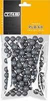 T4E Paintball Kugeln PLB 68, Munition Kaliber 0.68, 100 Stück, Polyballs, grau