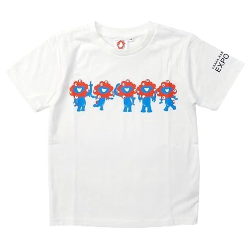 [株式会社ヤギ] 大阪・関西万博 EXPO2025 ミャクミャク キッズTシャツ 5体ミャクミャク BP2604（オフホワイト 130）のサムネイル