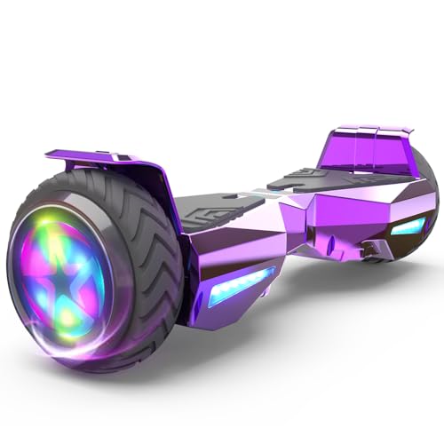 XERATH hoover boards for a 7-12 year old Chrome Color Flash Wheel,Built-in...