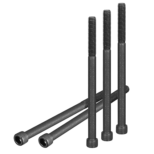 DTGN 5/16-18x5" Socket Head Cap Screws Bolts, 6Pcs 12.9 Grade Alloy Steel, Machine Hex Socket Screw, Hex Drive