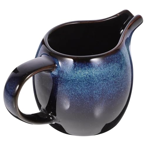 Ceramic Gravy Boat 95ml Vintage Creamer Pitcher with Handle Heat-Resistant Gravy Bowl for Coffee Milk Sauces Salad Dressings Broth - Image 6