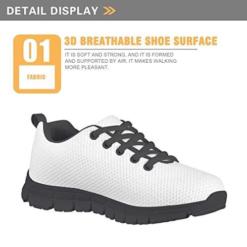 Kids Running Shoe for Boys Girls, Lace-up Running Tennis Sneakers Knitted Mesh Sports Shoes for Little Kid/Big Kid3