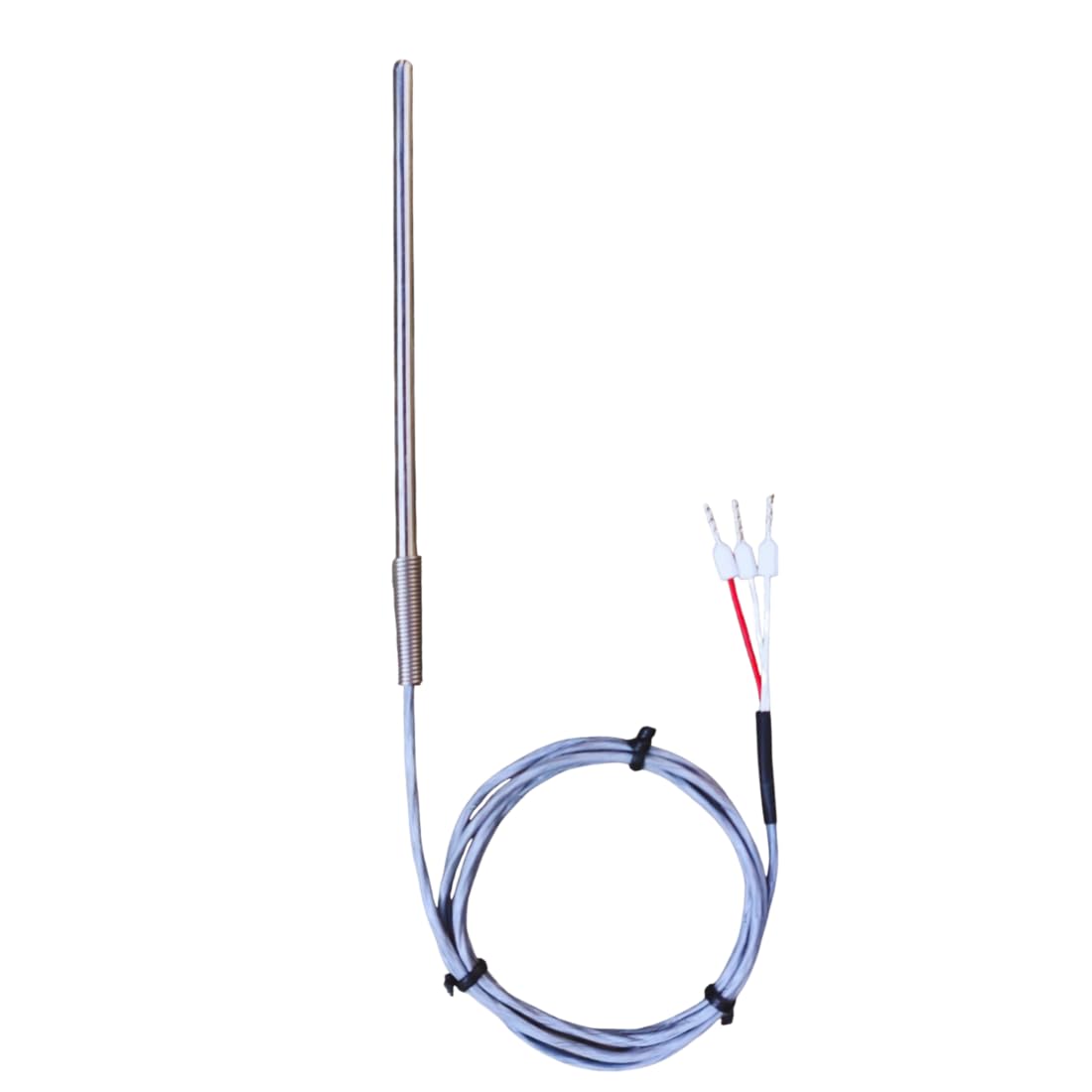 VIGITAL- RTD PT-100, TEMPERATURE SENSOR OD 4mm, length 4" (100mm) (1 MTR)-picture-34
