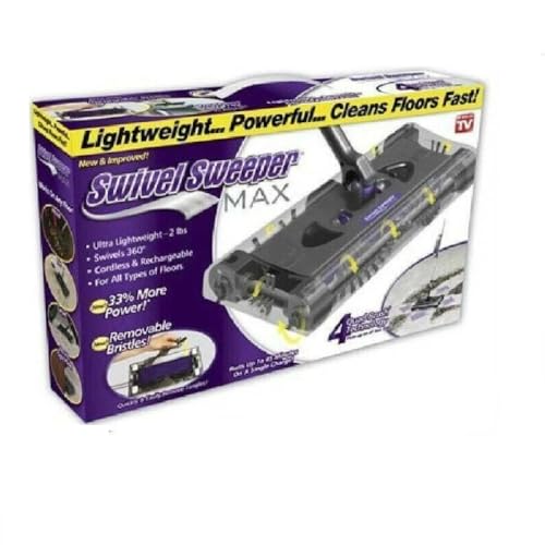 Generico SCOPA RUOTANTE ELETTRICA ASPIRAPOLVERE RICARICABILE ROTANTE 20 W, 2 pounds, 78 Decibel vari colori