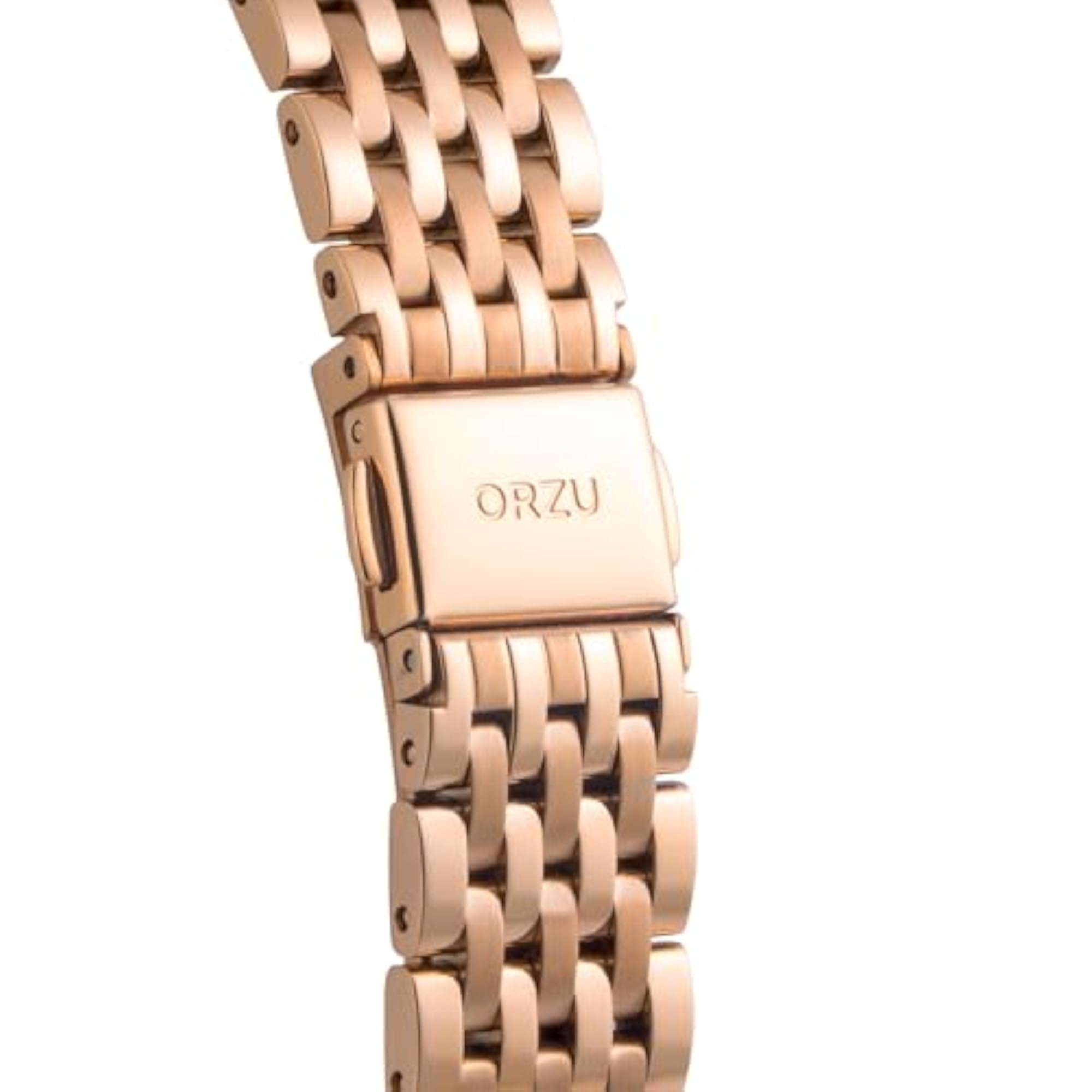 Women's Analog Stainless Steel Case Watch with Solid Band