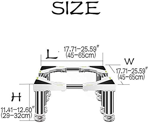 image for ZFGJ Washing Machine Refrigerator Stand Base High Rack Multi-functiona