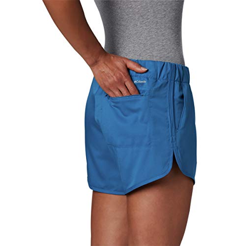 Columbia Short feminino Chill River, piscina escura, grande x 4
