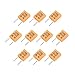 Tool parts Ceramic Resonator Crystal Oscillator 455KHz 2 Pins DIP - Orange 10 Pieces