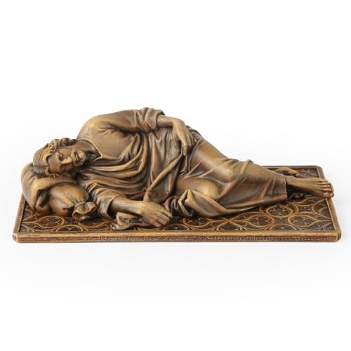 BC Catholic Sleeping St. Joseph Statue, Patron Saint Figure Housewarming Gift, Devout Home Décor, 6