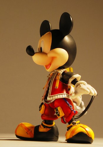 Kingdom Hearts 2 Play Arts King Mickey Valor Form Action Figure | eBay