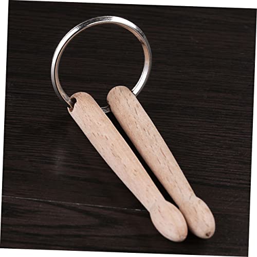 Llavero con diseño de tambor para baterista, anillo estético para llaves, colgante decorativo para bolsas miniatura 5
