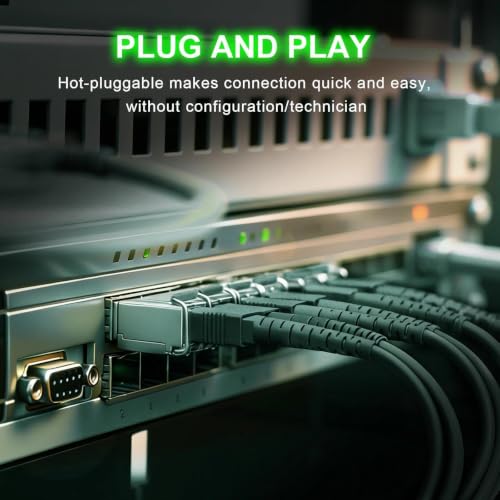 Image of 2 Pack 1.25G LC 550M 850nm MMF SFP Transceiver 1000Base-SX Optical Module