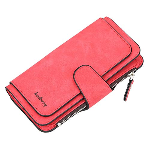 Multi-card Wallet for Women Leather Clutch Purse Long Ladies Credit Card Holder Organizer Travel Purse