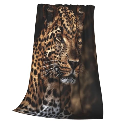 Couverture en micro polaire léopard douce et pelucheuse de qualité supérieure - 4