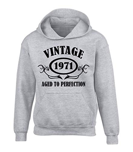 Sweat 50e anniversaire Vintage 1971, idée cadeau humour pour quadra