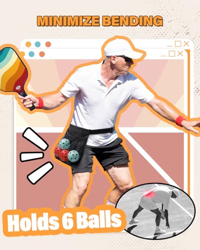 VINSGUIR Pickleball-Paddles-Set of 4, USAPA Pickleball Set of 4 Rackets, with 4 Pickleballs, Carry Bag and Waist Bag, Pickleball Gifts for Family, Beginners - Thumbnail 5