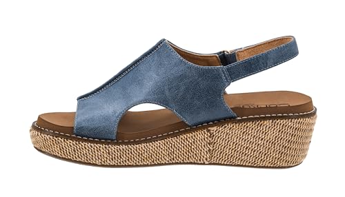 Image of Corkys Footwear Volta Wedge - Chic Elegance Meets All-Year Comfort with a 2-Inch Cork Heel and Marshmallow Insole for Stylish Everyday Wear and All-Day Comfort
