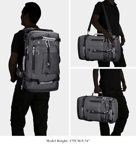 Image of WITZMAN Travel Backpack for Men Convertible Carry On Luggage Backpack fit 17 Inch Laptop for Airplane