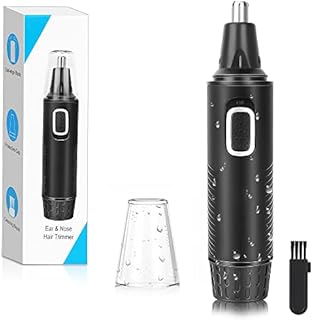 Nose Hair Trimmer for Men, Dual Edge Blades Nose Hair Remover, Waterproof and Easy to Clean, Compact and Portable Nose Trimmer for Men and Women