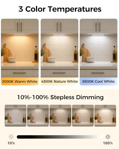 EZVALO Under Cabinet Lighting with Charging Station, Motion Sensor Light - image 7