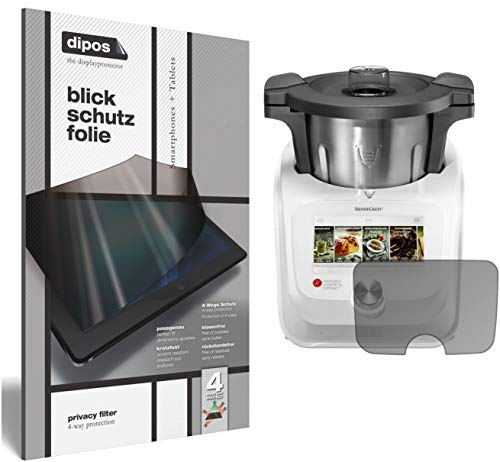 I Sichtschutz-Folie matt kompatibel mit Monsieur Cuisine Connect Blickschutzfolie Display-Schutzfolie Privacy-Filter