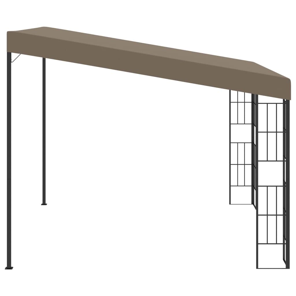 Altana ścienna szara taupe 3x3 m