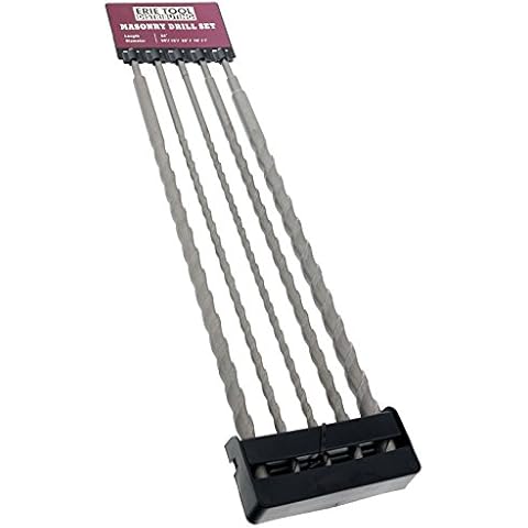 Erie Tools 5 Piece 24" SDS Masonry Drill Bit Set Cover