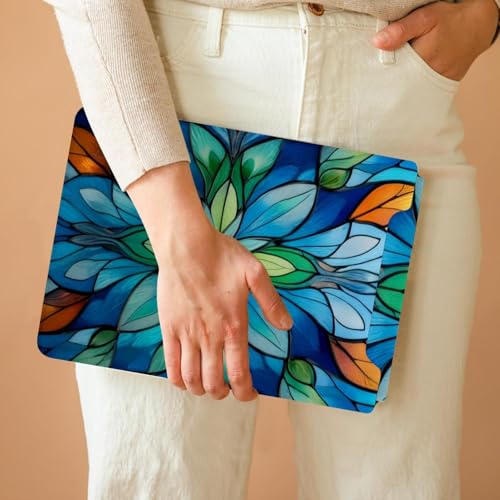 Funda para portátil antiarañazos de 35 x 25.9 cm para evitar golpes con diseño floral 6
