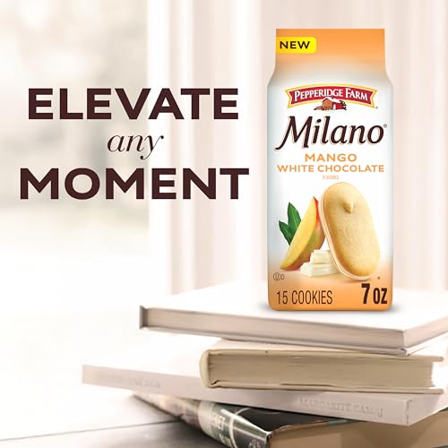 Image of Pepperidge Farm Milano White Chocolate Mango Flavored Cookies, 7 Oz Bag