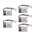 RFGTYH Batteria Li-po 3.7 v 150 mAh per Pezzo di Ricambio per JJRC H36 H20-04 Elicotteri RC Quadcopter per Batteria al Litio H20 con Spina da 1,25 mm 5pcs