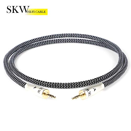 Cable auxiliar SKW 3.5mm a 3.5mm 1 metro miniatura 2