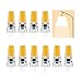 G4 LED Lampadina, 5W g4 Bulb,450 Lumen, DC 12-24V, 360 ° Angolo di Luce, Dimmerabile LED G4 Lampadina，Senza Flash (Color : Bianco Caldo, Size : 10 Pack)