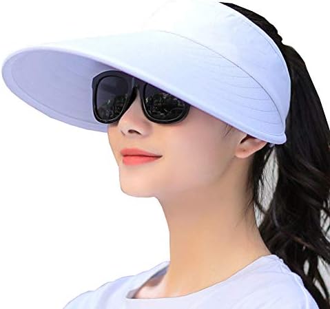 CAMOLAND Sun Visor Hats Women Large Brim Summer UV Protection Beach Cap