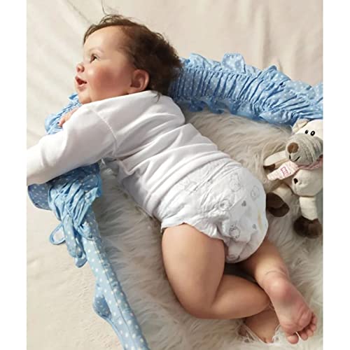 Realistisch Neugeborene Puppe 60 Cm 24 Zoll 3D-Haut Mädchen Kleinkind Weiches Silikon Reborn Baby Gefäßvene Lebensecht Prinzessin Kunstpuppe Ankleiden Kind Weihnachten Geburtstag Geschenke Spielzeug – Bild 3