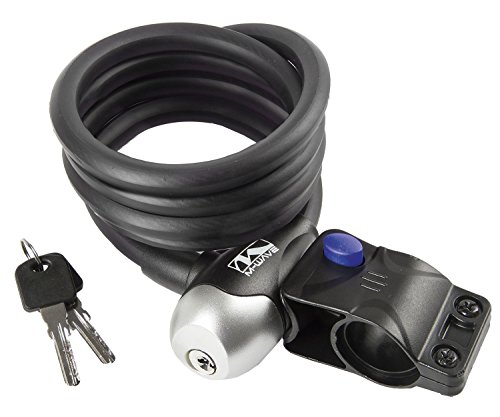 M-Wave Hexagonal 12.6 Cable Key Lock, Black