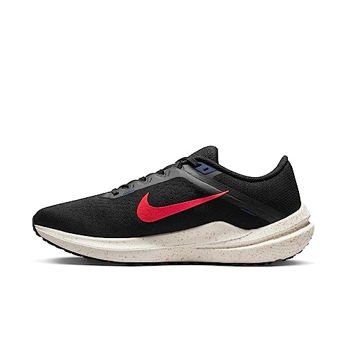 Nike Men's Low-Top Sneaker, Black red, 102