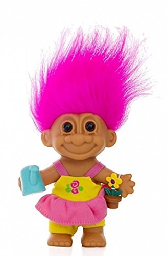 Muñeco Troll Russ con cabello rosa Magenta 11.43 cm miniatura 1