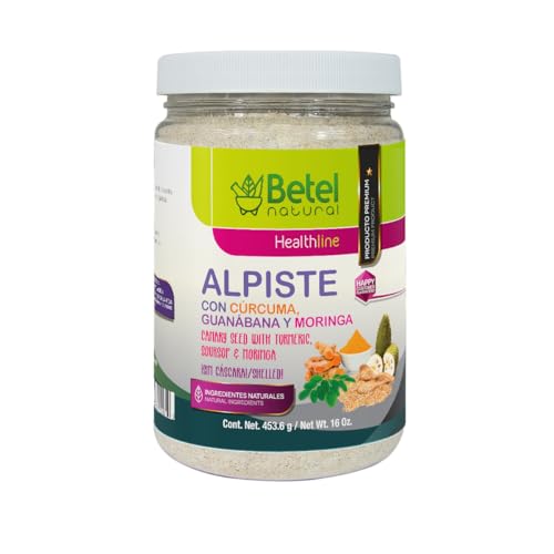 Betel Natural Premium Leche de Alpiste with Curcuma, Guanabana, and Moringa Superfood Powerhouse - 16 Oz Betel Natural Premium Leche de Alpiste with Curcuma, Guanabana, and Moringa Superfood Powerhouse - 16 Oz