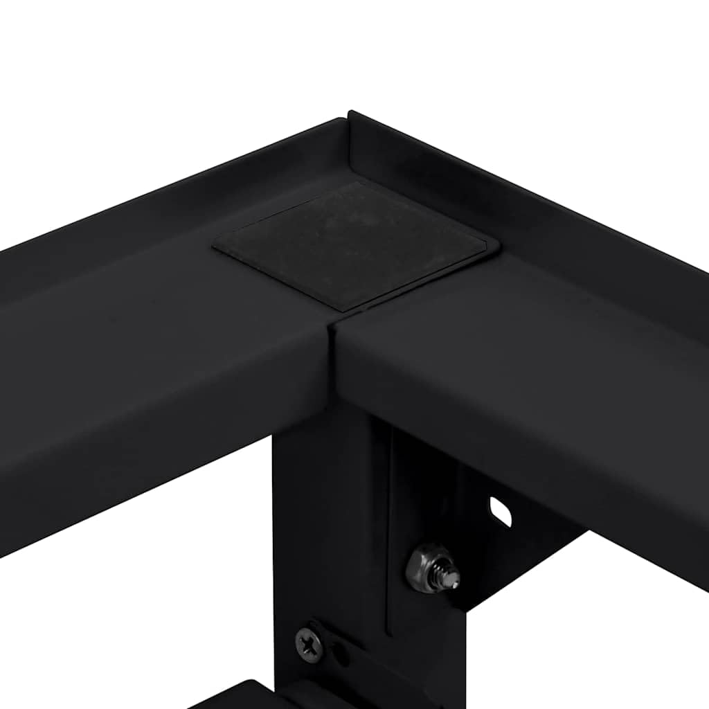 Pedestal de lavadora de acero negro 60 x 56 x 52 cm con patas ajustables, base y base para lavandería, accesorios de secador, alfombrilla antivibración, protección contra ruido, apilamiento