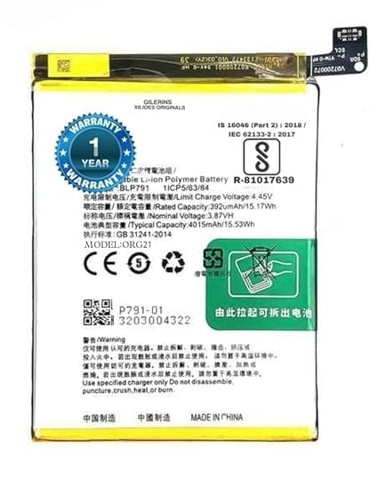 Image of Original BLP791 Battery for Oppo F17 PRO /Reno 4 / 4G / 4 LITE /Battery with 1 Year Warranty ****(P0024)