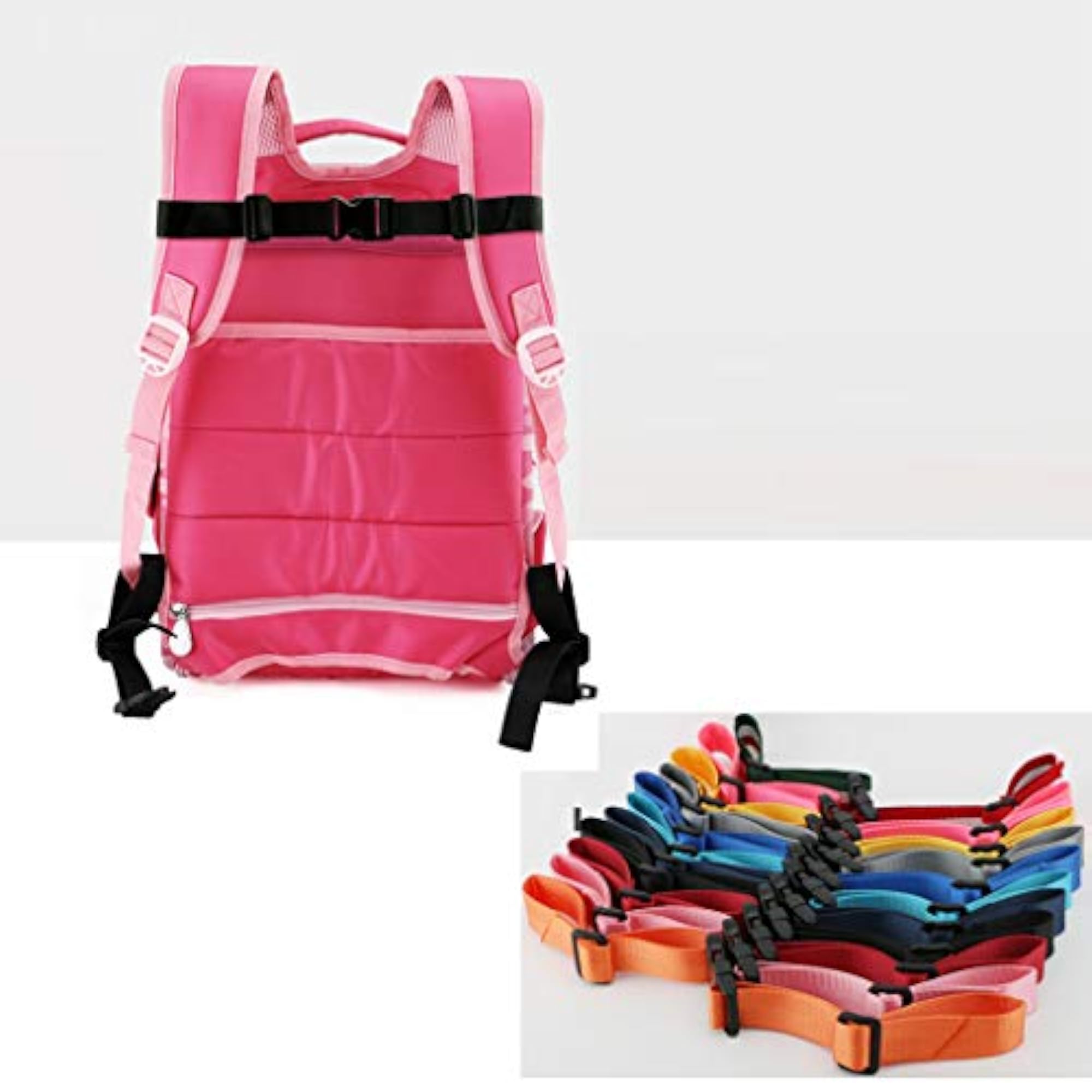 Adjustable Nylon Backpack Chest Belt, Blue