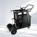 Holdwell S Welding Cart, 2-Tier 4-Drawer Welder Cart with 265LBS Load Capacity, Dual Cylinder Slots & Safety Chains, 360° Swivel Wheels, Heavy Duty Rolling Cart for MIG Welder & Plasma Cutter