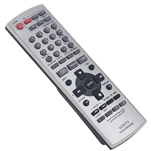 VINABTY N2QAJB000088 Remote Control Compatible with Panasonic TV/VCR Recorder NV-HV51EP NV-HV51EP-S NV-HV61EP NV-HV61 NV-HV66 - Image 2